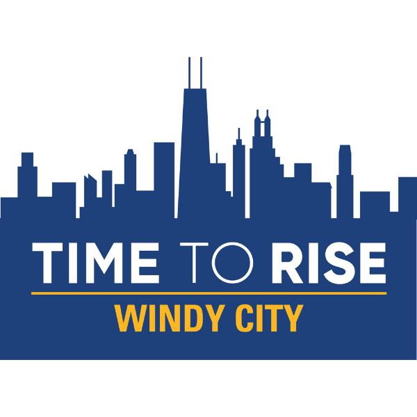 Time to Rise Windy City graphic